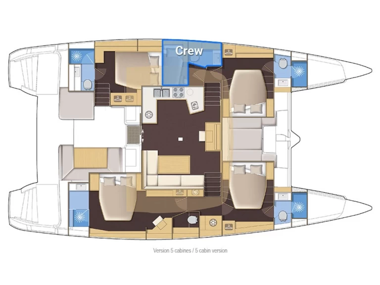 Huur een Lagoon Lagoon 52 in Sant Antoni de Portmany