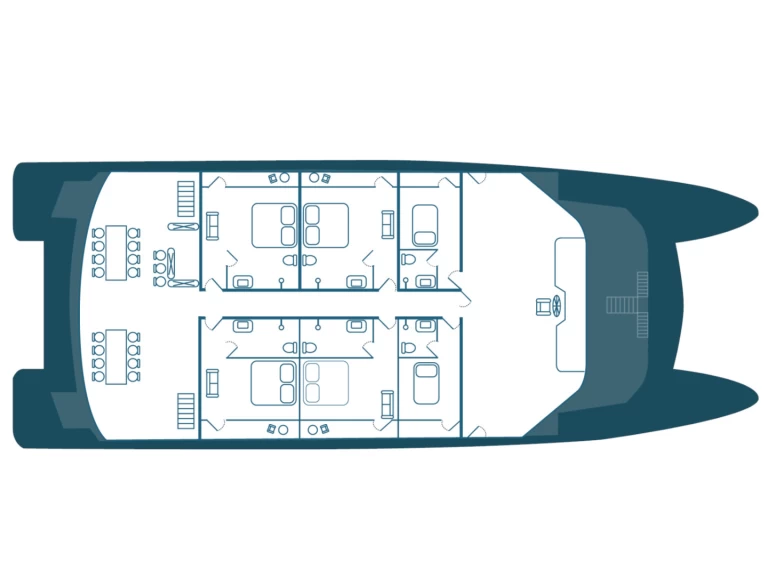 Jachthuur in Puerto Baquerizo Moreno -  Power Cat - Ocean Spray via SamBoat