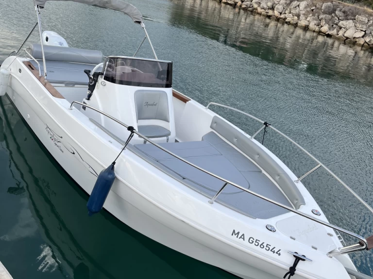 Verhuur Motorboot in Six-Fours-les-Plages - Aquabat Sport line 21