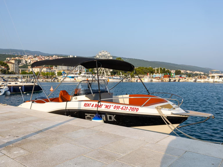 Okiboats Barracuda 545 Open te huur van particulier of professional in Crikvenica