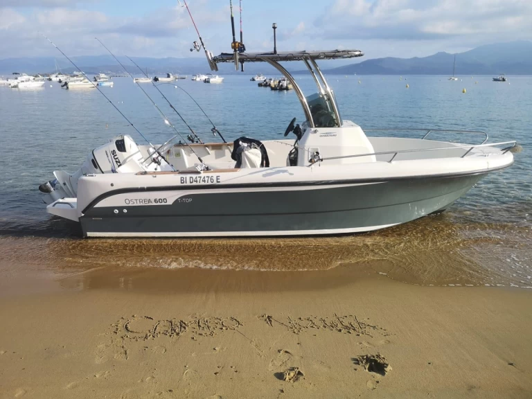 Verhuur Motorboot in Campomoro - Ocqueteau OCQUETEAU 600 OSTREA T TOP