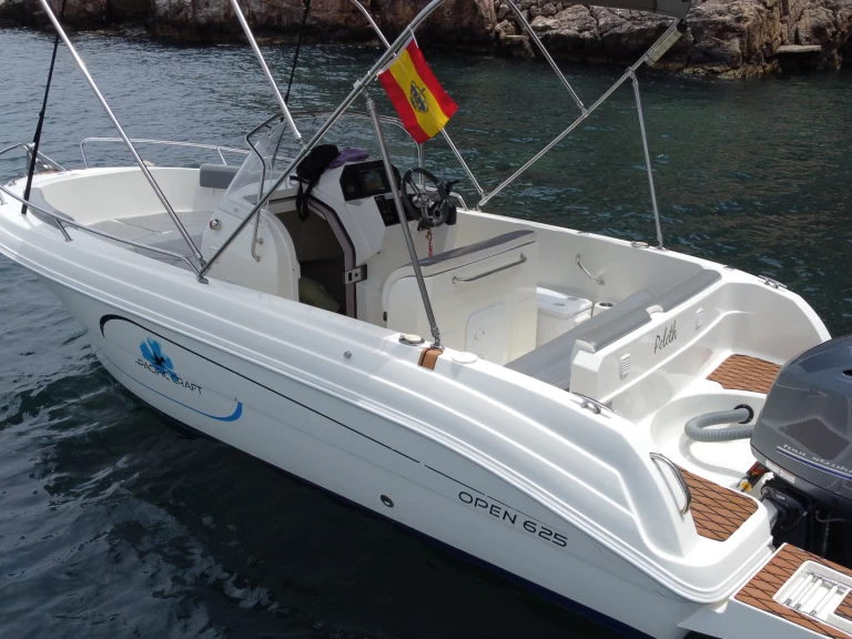 Verhuur Motorboot in Ibiza Town - Pacific Craft Pacific Craft 625 Open Trendy