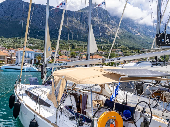Huur een Jeanneau Sun Odyssey 349 in Lefkáda