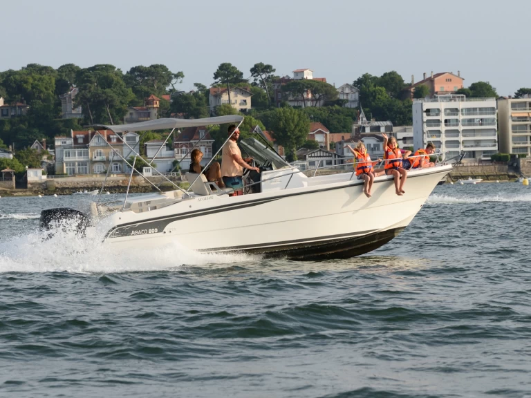 Verhuur Motorboot Ocqueteau met vaarbewijs