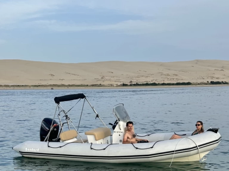 Verhuur RIB Bombard met vaarbewijs