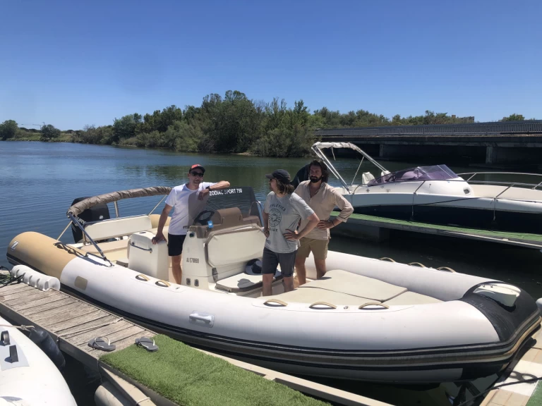 Verhuur RIB in Carnon-Plage - Zodiac Club 750