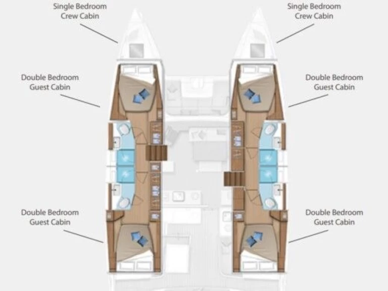 Huur Catamaran met of zonder schipper Leopard in Raiatea