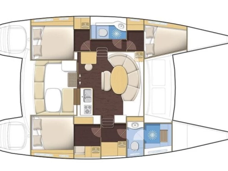 Huur Catamaran met of zonder schipper Lagoon in Bonifacio