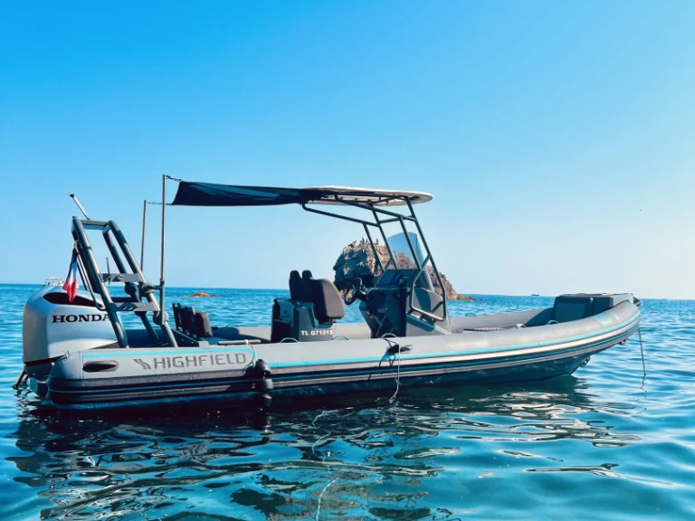 Huur RIB met of zonder schipper Highfield in Le Brusc
