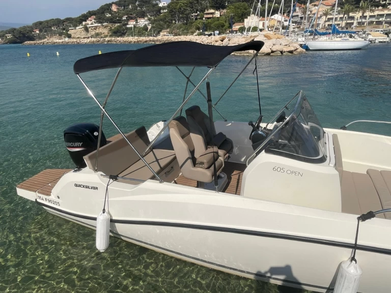 Bootverhuur Quicksilver Activ 605 Open in La Madrague via SamBoat