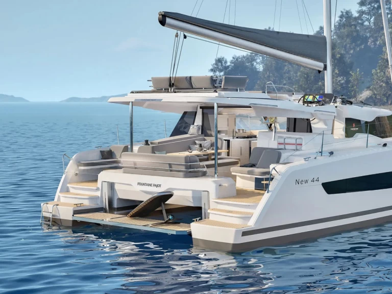 Verhuur Catamaran in Parham Town - Fountaine Pajot Fountaine Pajot FP 44 Quatuor - 4 cab.