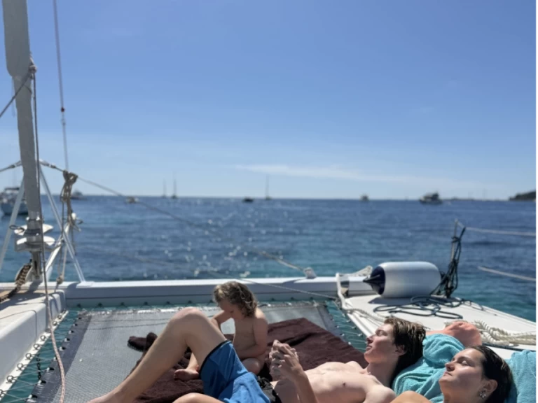 Verhuur Catamaran in Théoule-sur-Mer - Lombardini Lady Hawke 39 Cabrio