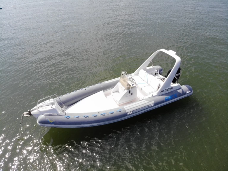 Verhuur RIB Sacs met vaarbewijs