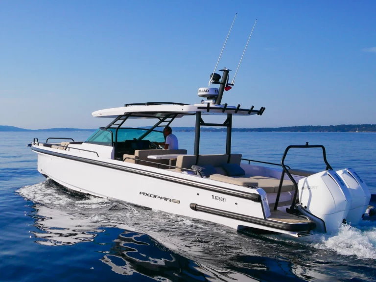 Verhuur Motorboot in Port du Lavandou - Axopar Axopar 37 Sun-Top