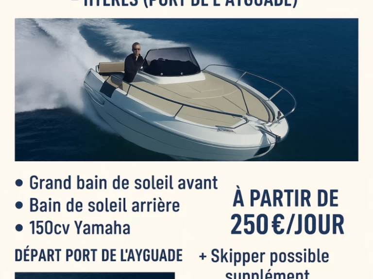 Bénéteau Flyer 6.6 SUNdeck te huur van particulier of professional in Hyères