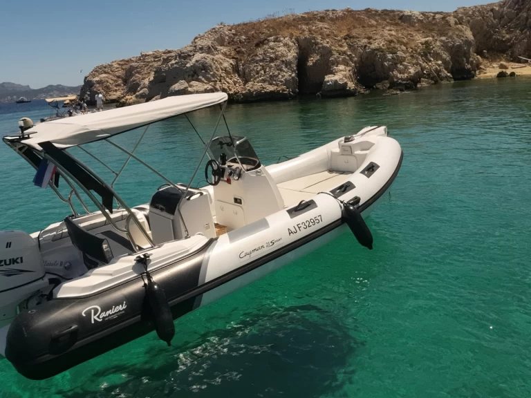 Verhuur RIB Ranieri met vaarbewijs