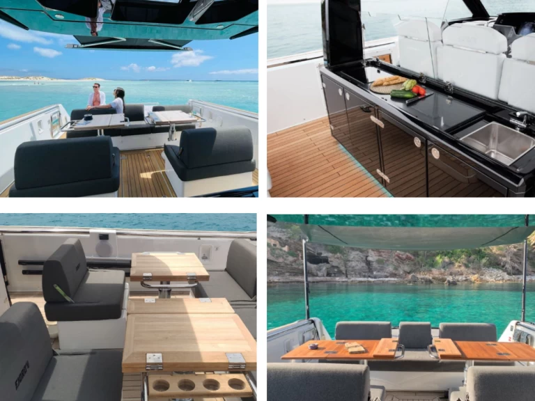 Bootverhuur Ibiza Town goedkoop Fjord 44 Open