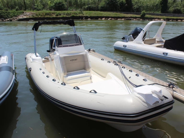 Verhuur RIB Lomac met vaarbewijs