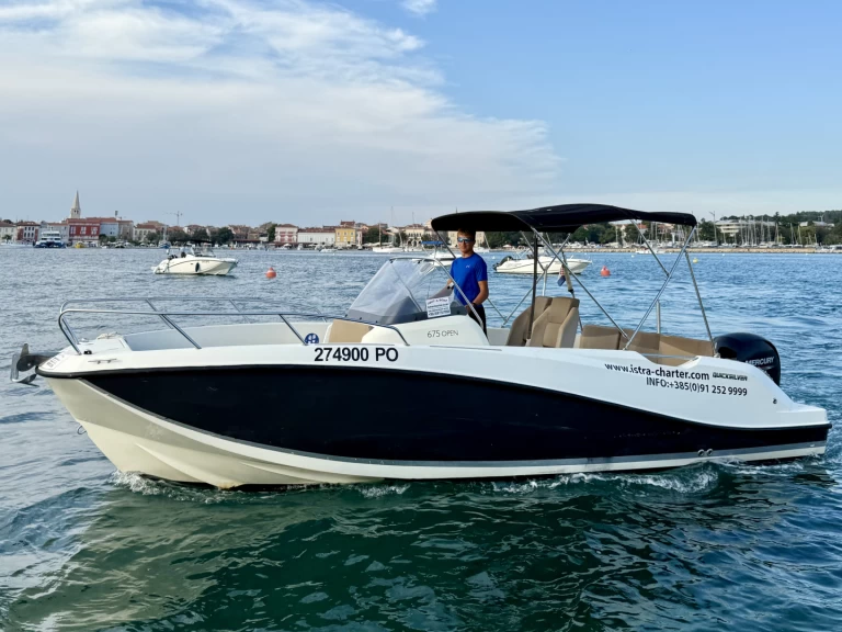 Verhuur Motorboot Quicksilver met vaarbewijs