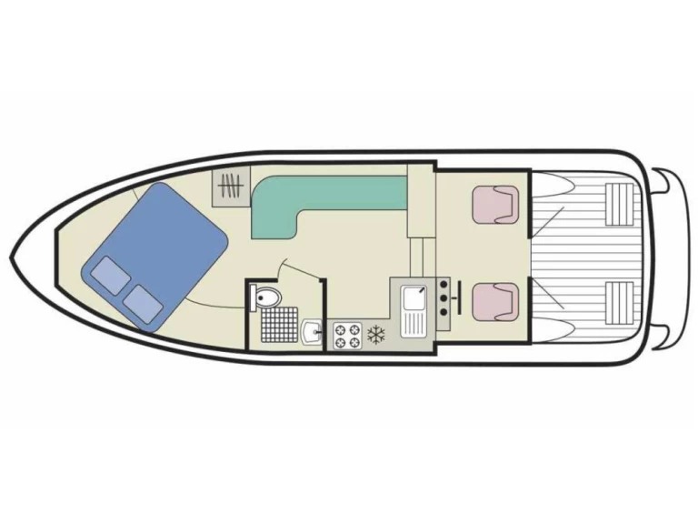 Verhuur Motorboot Le Boat met vaarbewijs