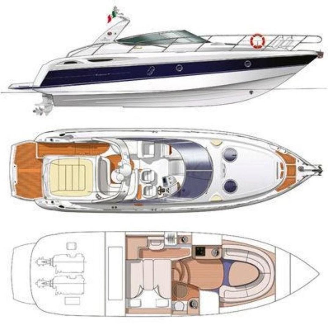 Huur Motorboot met of zonder schipper Cranchi in Porto-Vecchio