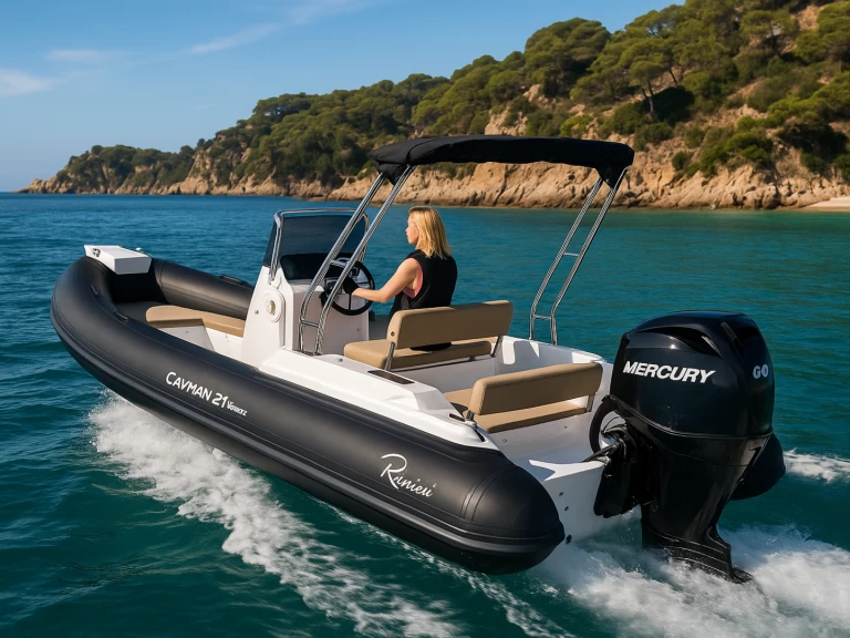 Verhuur RIB Ranieri met vaarbewijs