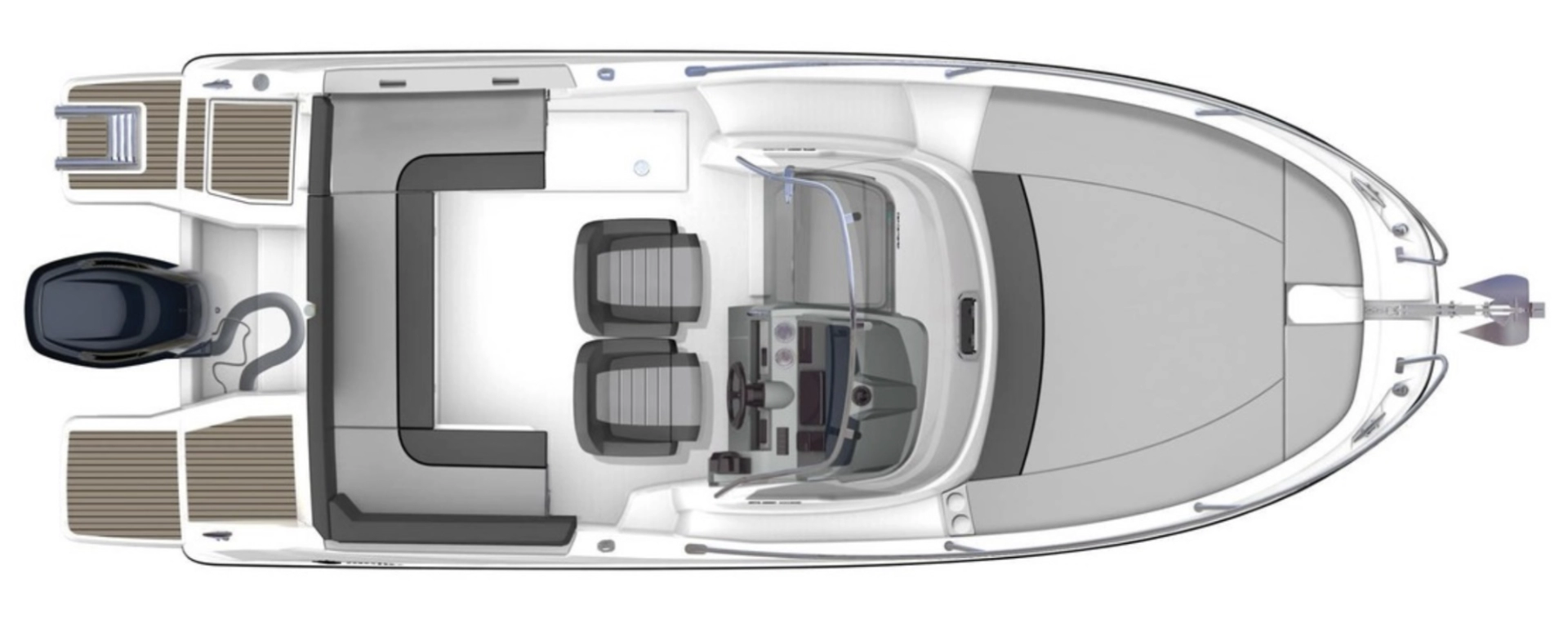 Bootverhuur Antibes goedkoop Cap Camarat 6.5 WA Serie 3