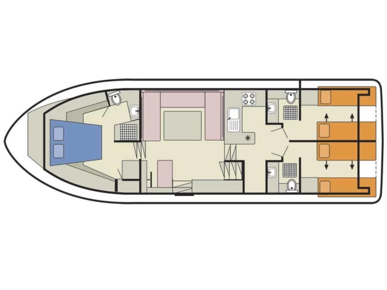 Verhuur Motorboot Le Boat met vaarbewijs