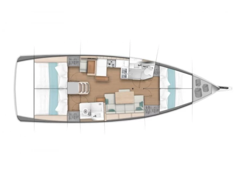 Huur een Jeanneau Sun Odyssey 440 in Lefkáda