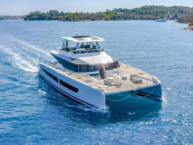 Verhuur Jacht in Gouviá - Fountaine Pajot Fountaine Pajot Power 67
