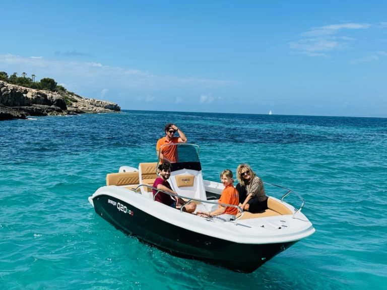 Huur Motorboot met of zonder schipper Barqa in s'Arenal