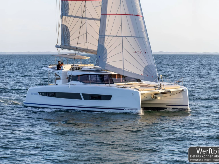 Verhuur Catamaran Fountaine Pajot met vaarbewijs