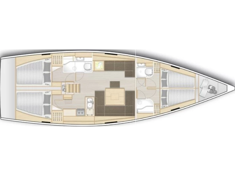 Hanse Hanse 458 te huur van particulier of professional in Lefkáda