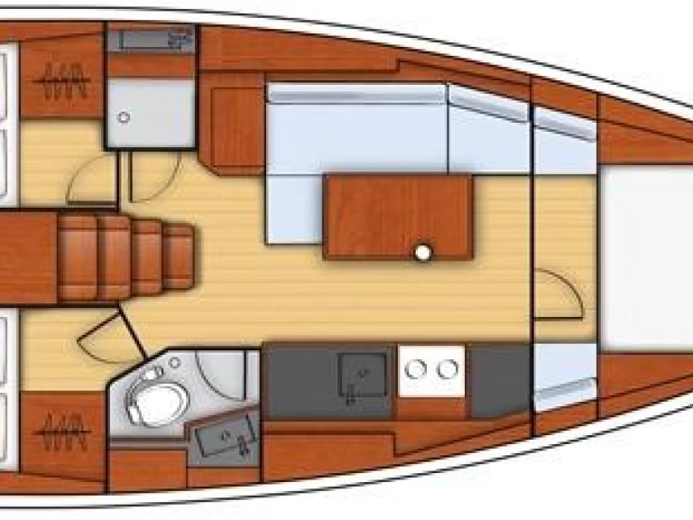 Verhuur Zeilboot Bénéteau met vaarbewijs