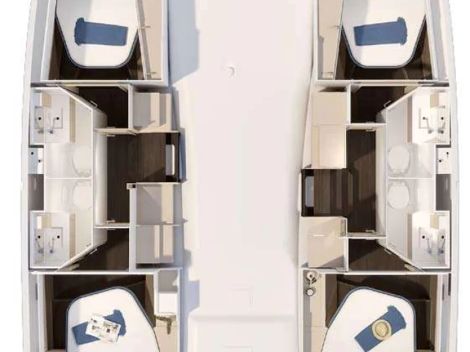 Fountaine Pajot FP 41 te huur van particulier of professional in Pointe-à-Pitre