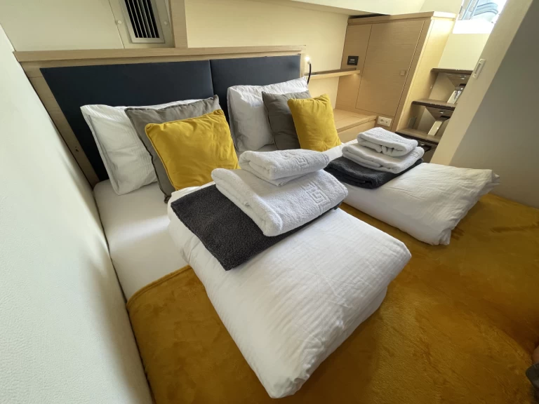 Verhuur Catamaran in Lefkáda - Fountaine Pajot Saba 50