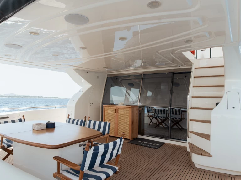 Verhuur Jacht Ferretti met vaarbewijs