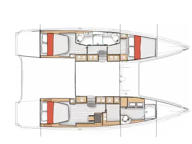 Verhuur Catamaran in Canet-en-Roussillon - Excess Excess 13