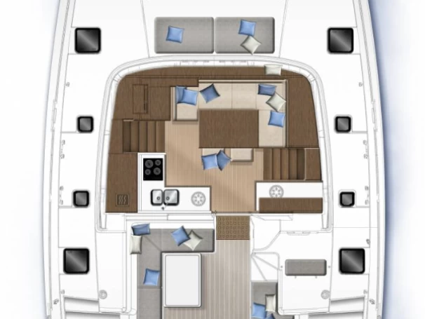 Bootverhuur Bas du Fort goedkoop Lagoon 40