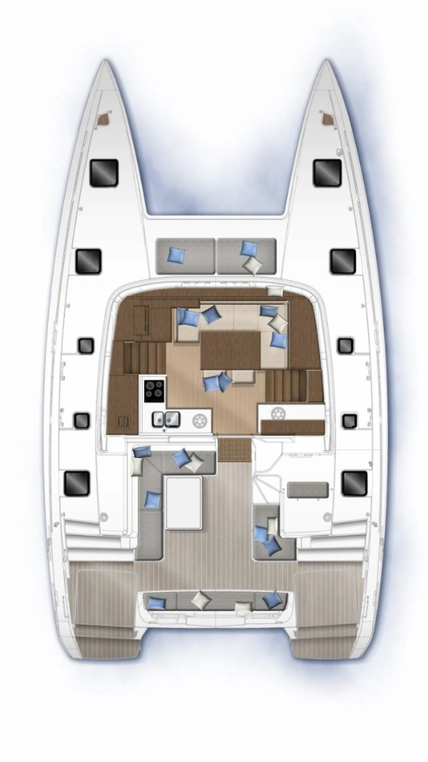 Bootverhuur Bas du Fort goedkoop Lagoon 40