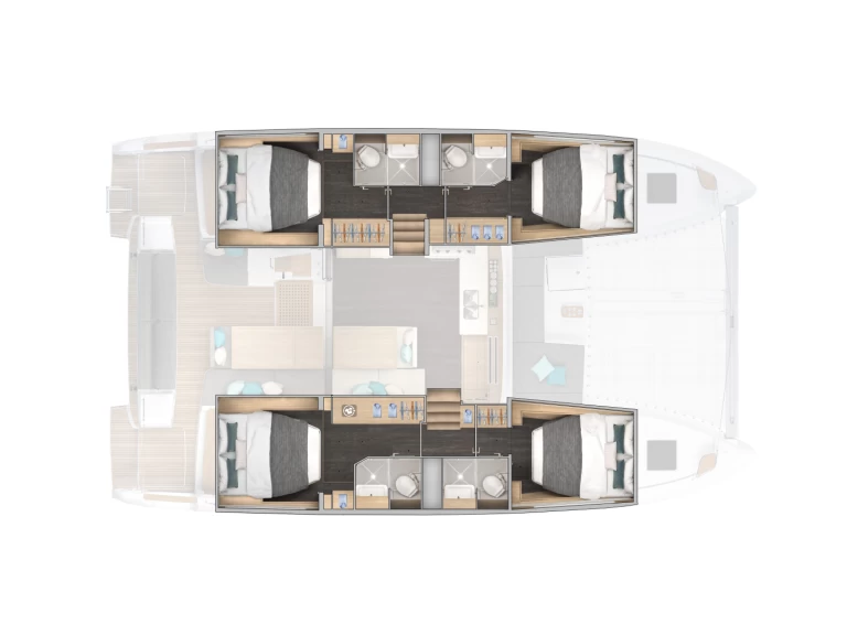 Huur Catamaran met of zonder schipper Lagoon in Capo d'Orlando