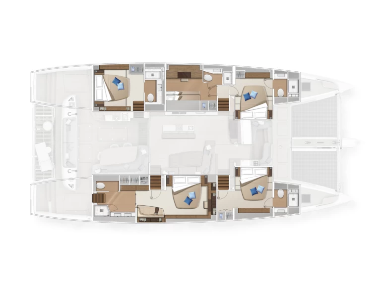 Bootverhuur Lagoon Lagoon Sixty 5 Owner's Version in Salerno via SamBoat