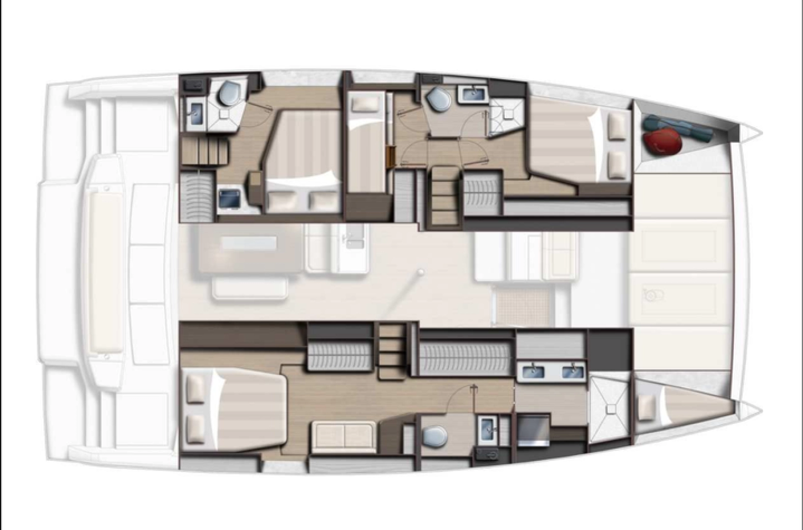 Verhuur Catamaran in Le Marin - BALI 4.6 4 CABINES BALI 4.6 