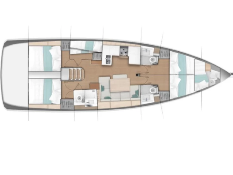 Jeanneau Sun Odyssey 490 te huur van particulier of professional in Perigiali