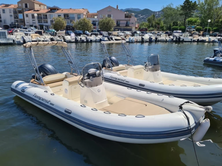Bootverhuur Saint-Florent goedkoop Tempest 650
