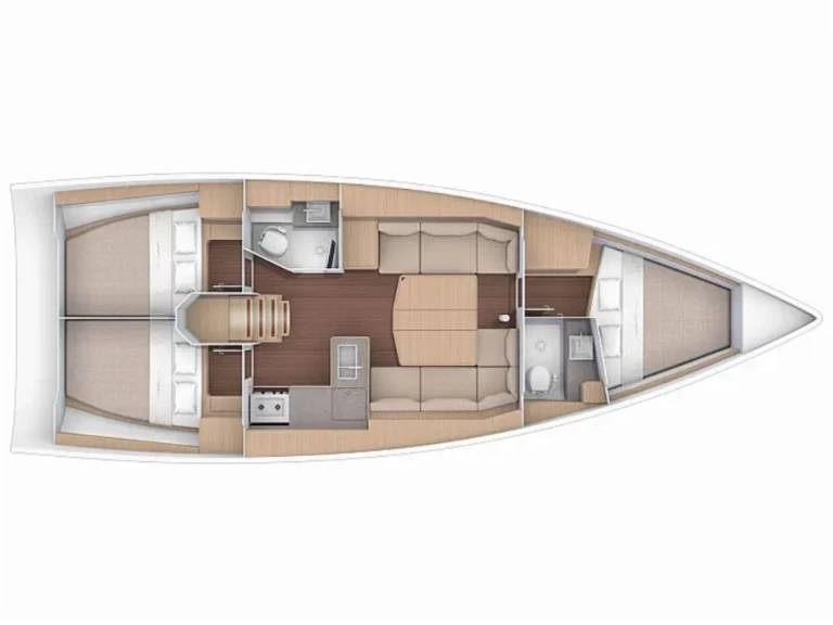 Huur een Dufour Dufour 390 Grand Large[G] in Álimos