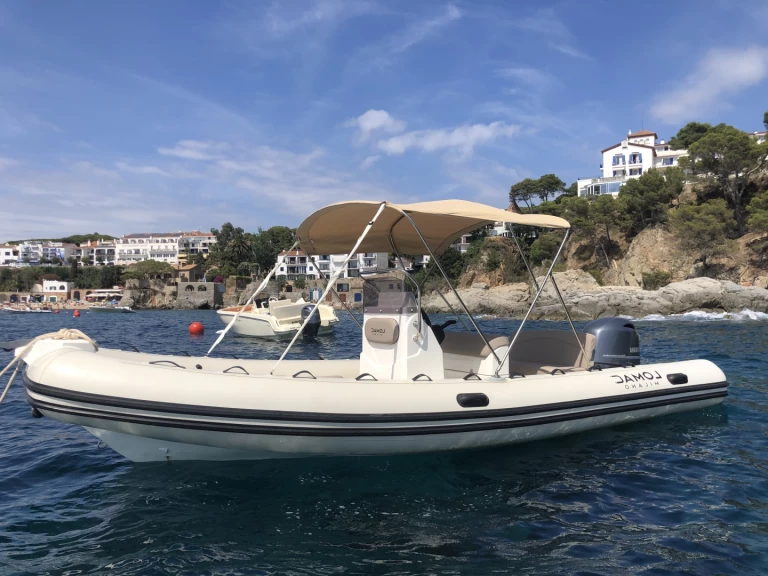 Bootverhuur Calella de Palafrugell goedkoop Lomac 600 IN