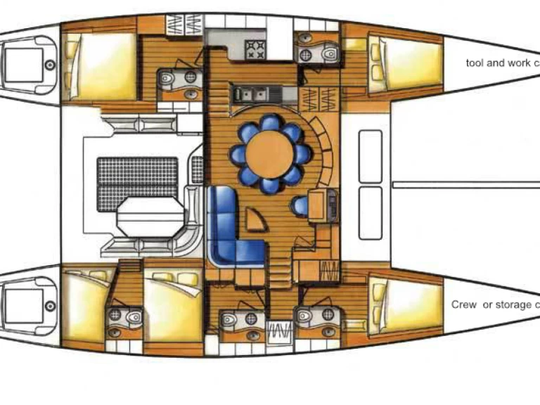 Huur Catamaran met of zonder schipper Lagoon in Papeete