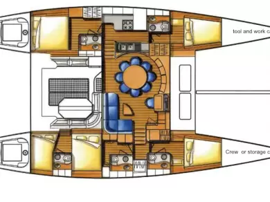 Huur Catamaran met of zonder schipper Lagoon in Papeete