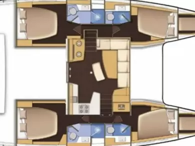 Verhuur Catamaran Lagoon met vaarbewijs